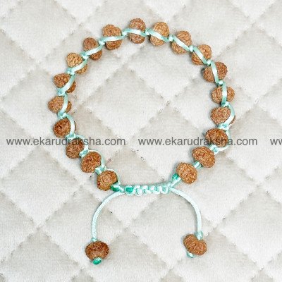 8 Mukhi rudraksha bracelet lab certified Ganesha vinayaka good luck health improvement rahu relief Root Muldhara chakra blockage clear band